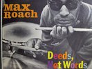 MAX ROACH DEEDS,NOT WORDS RARE ORIG RIVERSIDE STEREO LP