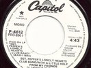 Beatles SGT PEPPER Mono/ Stereo Promo 45 in MINT