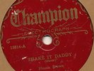 MAE GLOVER JOHN BYRD CHAMPION 15814 BLUES 78 RPM V