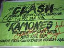 Signed Flyer The Clash and Ramones