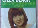 1966 cilla black 45 picture sleeve 5595 yesterday a++