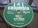 CLIFF RICHARD DRIFTERS MOVE IT RARE 78 RPM RECORD