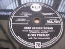 ELVIS PRESLEY HARD HEADED WOMAN RARE 78 RPM RECORD