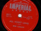 ROCKABILLY 78 BOB LUMAN ALL NIGHT LONG/RED CADILLAC AND
