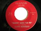 * LLOYD HENRIQUES Nobody Cares RARE ISLAND SOUL 45 Hear