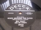 BILL HALEY COMETS ROCK AROUND THE CLOCK 78 RPM RECORD