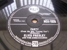 ELVIS PRESLEY PARTY RARE 78 RPM RECORD