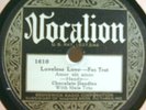 29) KING OLIVER& BAND as CHOCLATE DANDIES VOCALION 1610