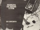 FABRIZIO DE ANDRE' & PFM In concerto  2LP