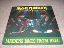 IRON MAIDEN  MAIDENS BACK FROM HELL DBL LP 86 Green Vnl