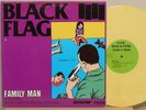 Black Flag Family Man YELLOW Swirl Vinyl OG RARE LP M-