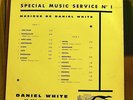 DANIEL WHITE music service n°1 FRANCE RECORD LIBRARY