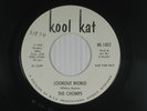THE CHOMPS garage/mod/rock 45 LOOKOUT WORLD KOOL KAT dj