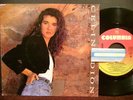CELINE DION RARE UNISON 45 & PICTURE SLEEVE CANADIAN
