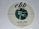 EDDIE DANIELS...I WANNA KNOW...ROCKABILLY EBB PROMO-45