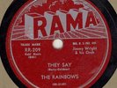 DOO-WOP : THE RAINBOWS ON RAMA RR-209 78 RPM