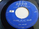 LOU MILLET RARE ROCKABILLY ON EKKO RECORD LABEL #1024