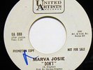 45 rpm NORTHERN SOUL MARVA JOSIE UNITED ARTISTS 888