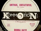 DONNA GAYE Untrue 45*GREAT FEM PSYCH MOD DANCER*HEAR