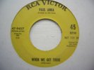 NORTHERN PAUL ANKA WHEN WE GET THERE RCA DEMO