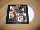 Beatles-LET IT BE Rare Apple UK Import LP White Vinyl