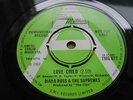 DIANA ROSS & SUPREMES 'LOVE CHILD' UK Motown DEMO 45 NM