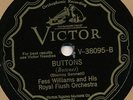 FESS WILLIAMS ROYAL FLUSH VICTOR 38095 JAZZ 78 RPM E