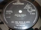 Beatles All You Need Is Love without ref: solid centre