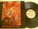 KREATOR pleasure to kill RARE ORIG BRAZIL PRESS LP
