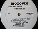 THE ORIGINALS (Down To Love Town) boogie/modern soul 12
