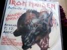 IRON MAIDEN UNCUT SHAPE PICDISC + RARE PROMO PS DIFFERE