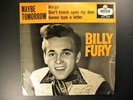 Billy Fury - Margo  etc. EP DFE 6597 - EXC