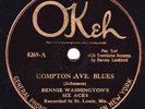 1925 Bennie Washington's Six Aces Okeh 8269