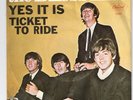 THE BEATLES 45rpm Ticket to Ride & Yes IT IS