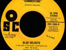 Rare Modern Soul 45 BLUE VELVETS Summertime Listen