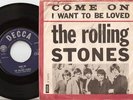 THE ROLLING STONES COME ON DANISH PS+45 1963 BEAT DECCA