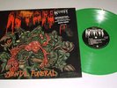 Autopsy Mental Funeral LP Green Vinyl VILE 25L EX/VG+