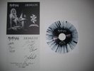 MIDNIGHT & ABIGAIL: Tour Ed splatter wax 45+auto card