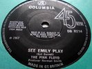PINK FLOYD SEE EMILY PLAY 1967 PSYCH 1A-1A SUPERB EX+??