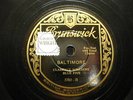 JAZZ: CLARENCE WILLIAMS 'BALTIMORE' BRUNSWICK 3703