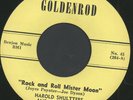 rare Rockabilly 45 HAROLD SHULTTERS on GOLDENROD Hear