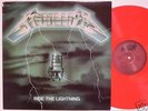 Metallica -Ride the lightning LP 1984 RARE FRENCH PRESS