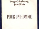 GAINSBOURG / BIRKIN Pour un Homme de CARON avec Encart