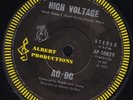 AC/DC HIGH VOLTAGE SOUL STRIPPER Bon Scott Alberts 45