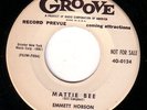 2 SIDED KILLER ROCKIN BLUES EMMETT HOBSON GROOVE 0124