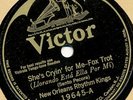 NEW ORLEANS RHYTHM KINGS VICTOR 19645 JAZZ 78 RPM E