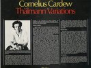 Cornelius Cardew - Thalmann Variations  Matchless MR10