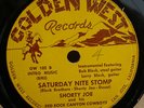 COUNTRY BOPPER 78 RPM SAN JOSE LABEL GOLDEN WEST #102
