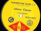 SUMMERTIME BLUES=JOHNNY CHESTER&CHESSMEN OZ ROCKER W&G
