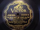 GEORGE OLSEN I'M ON A DIET OF LOVE JAZZ 78 RPM CA 1929
